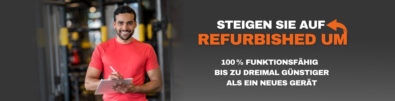Steigen sie auf refurbished um