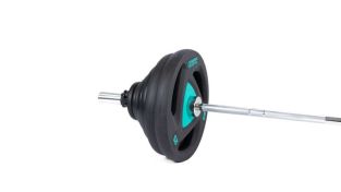 Cooper FitPack – Olympische Langhantel Set PU 150 kg