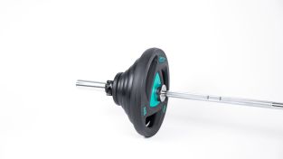 Cooper FitPack – Olympische Langhantel Set PU 100 kg