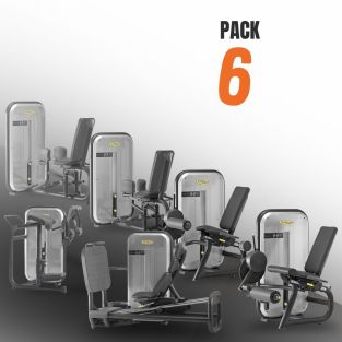 Technogym FitPack – Lower Body Circuit (Abductor, Adductor, Glute, Leg Curl, Leg Extension, Leg Press)
